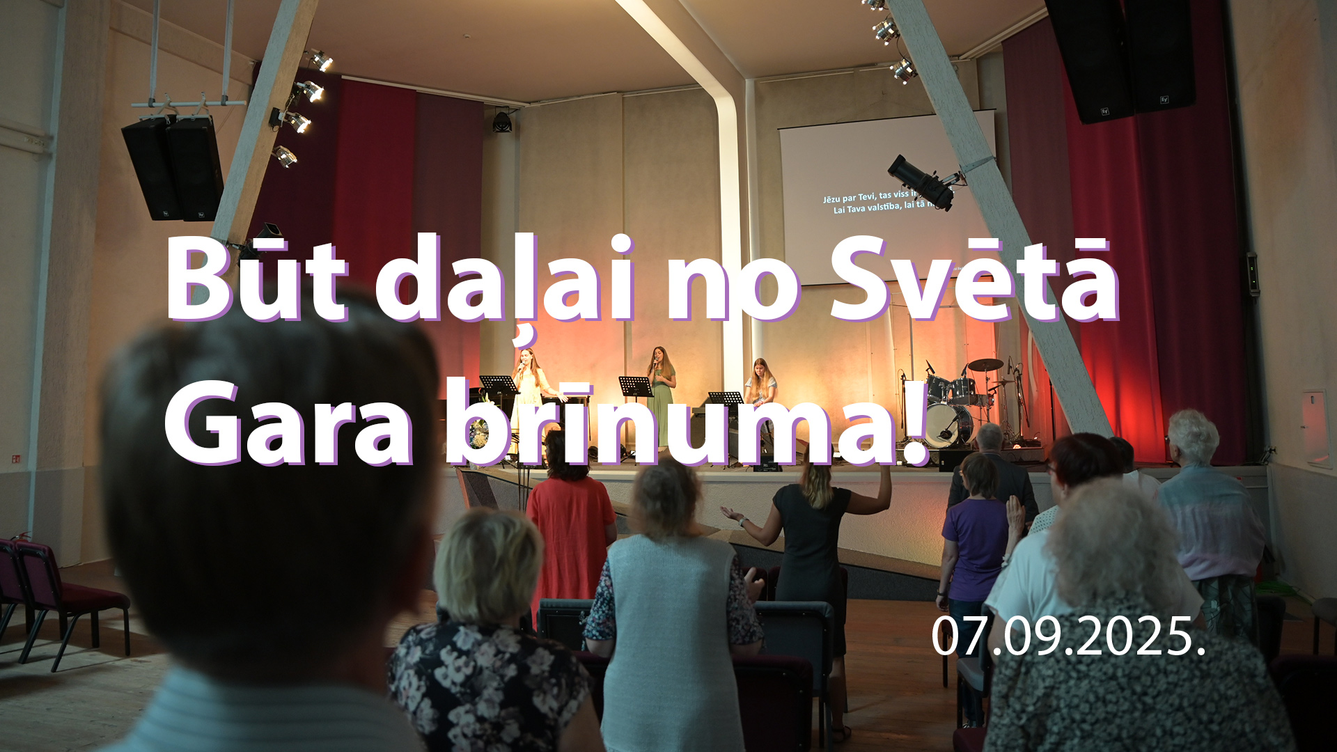 Būt daļai no Svētā Gara brīnuma!