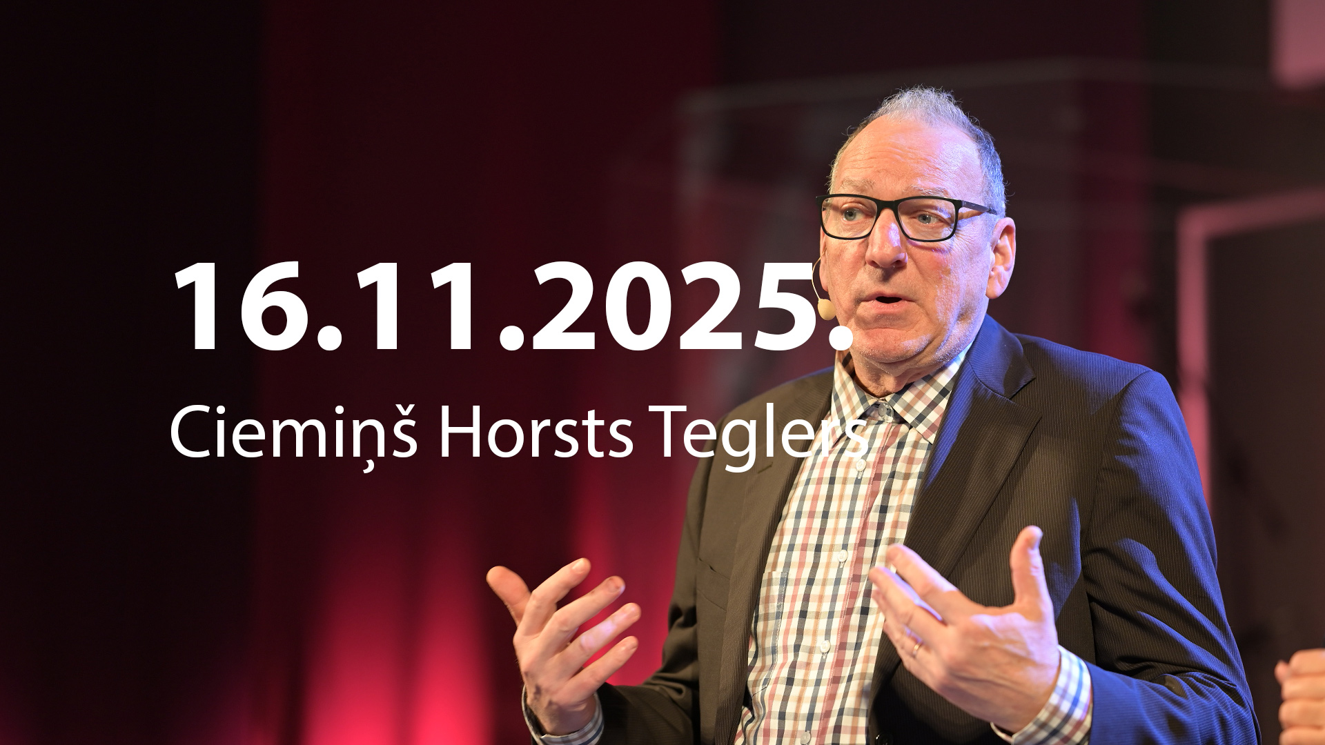 Dievkalpojums ar Horstu Tegleru