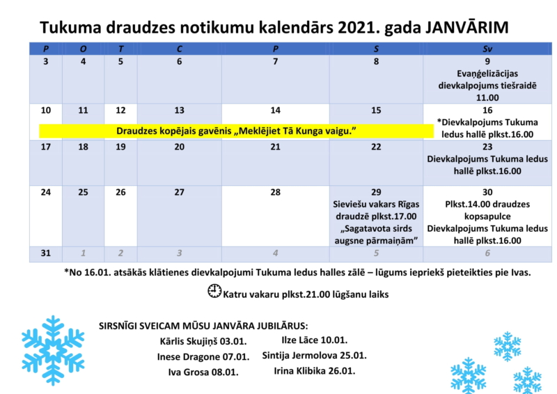 Tukuma draudzes kalendars 01.2022_1